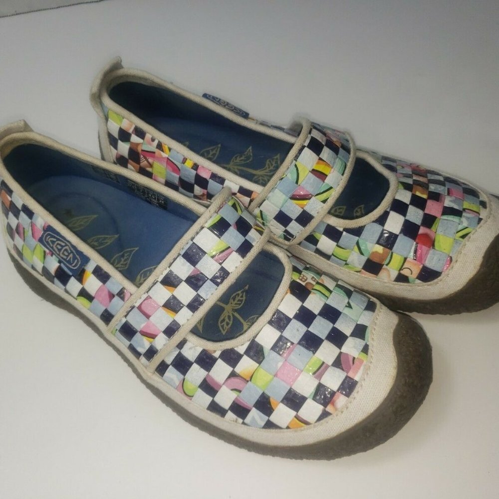 KEEN Harvest Rice Bag Women US 7 Woven Mary Jane S